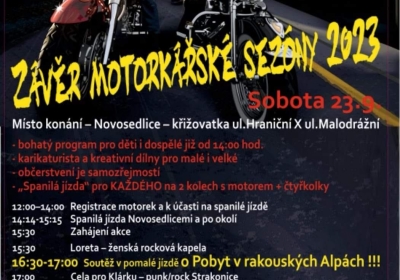 ZÁVĚR MOTORKÁŘSKÉ SEZÓNY 2023 Novosedlice